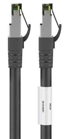 Cavo di rete Patch in rame Cat. 8.1 Nero SFTP LSZH 1m