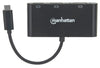 Convertitore Audio Video USB-C&trade Multiporta - Hub MST HDMI DP VGA