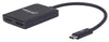 Adattatore Convertitore USB-C&trade a 2x DisplayPort Hub MST