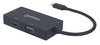 Convertitore Audio Video USB-C&trade 3-in-1 Multiporta HDMI DVI VGA