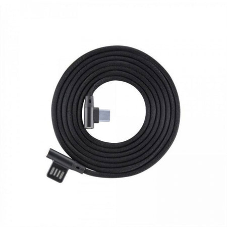 Cavo USB Angolato 90&deg USB A/USB-C 1.5m Nero