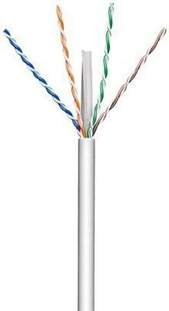 Matassa U/UTP Cavo Cat.6A Rame 100m LSZH Rigido Grigio