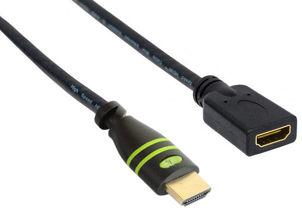 Cavo Prolunga HDMI&trade High Speed con Ethernet 4K 30Hz M/F 0,2 m