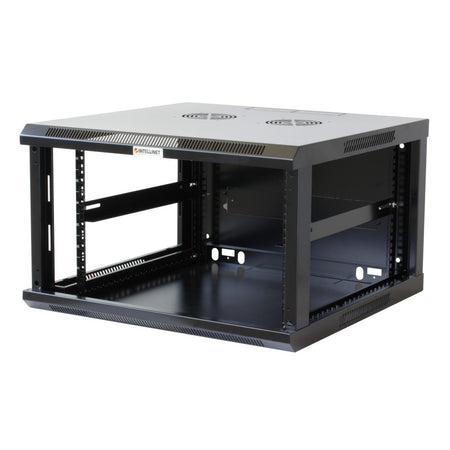Armadio Rack 19'' a muro 6 unit&agrave sezione unica profondit&agrave 450mm Nero