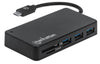 Hub USB-C&trade 3.2 Gen 1 a 3 porte con Lettore Schede