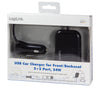 Caricatore da Auto 2 USB + 2 USB per Passeggeri Posteriori 24W
