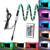 Striscia 30 LED RGB USB 2m per Retro-illuminazione TV
