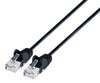 Cavo patch di rete Cat6 UTP Slim 0,5 m Nero