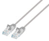 Cavo patch di rete Cat6 UTP Slim 0,5 m grigio