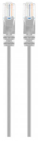 Cavo patch di rete Cat6 UTP Slim 0,5 m grigio