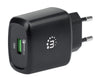 Caricatore USB da Muro QC3.0 18W Quick Charge&trade Nero