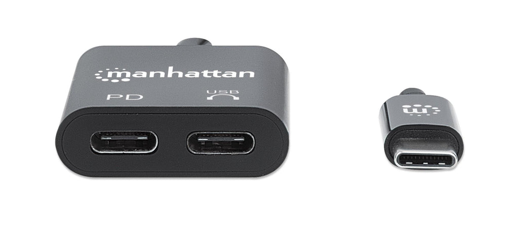 Adattatore Audio USB-C&trade Maschio 2x USB-C&trade Femmina