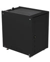 Armadio Rack 19'' ideale per Accumulatori Fotovoltaico 8U P600mm Nero
