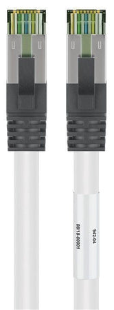 Cavo di rete Patch in rame Cat. 8.1 Bianco SFTP LSZH 1m