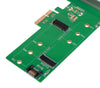 Doppio Adattatore PCIe M.2 per SSD SATA e PCIe SATA