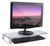 Stand da Scrivania per Monitor o Notebook in Vetro Trasparente