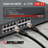 Cavo di rete Patch in rame Cat.8.1 SFTP LSZH 1m Nero