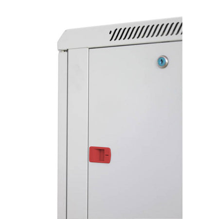 Armadio Rack 19'' a muro 15 unit&agrave sezione unica prof. 450mm Grigio