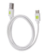 Cavo USB A Maschio 2.0 / USB-C&trade Maschio 1m Bianco