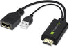Adattatore Convertitore da HDMI&trade a Displayport con USB 4K 30Hz