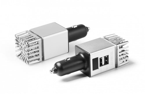 Ionizzatore Purificatore d'aria da Auto 12/24V 2xUSB, TX-130