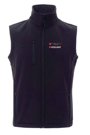 Smanicato da uomo Nero taglia XL con loghi Techly Professional e Intellinet