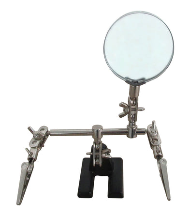 Bracci di supporto con lente per stagnare / ingrandire