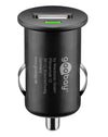 Caricatore Compatto da Auto 1 porta USB con uscita 1A Nero
