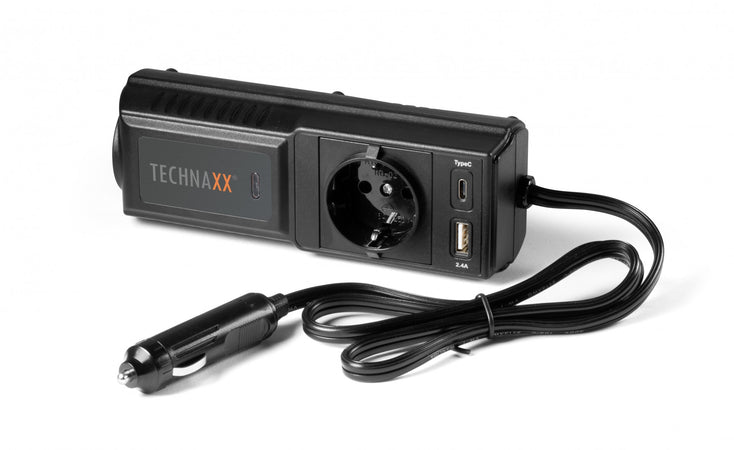 Trasformatore di Corrente per Auto con USB-A e USB-C&trade, TE-21