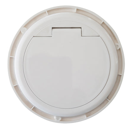 Presa da Scrivania ad Incasso con 2 prese USB e RJ45 con Coperchio