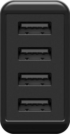 Caricatore da Muro USB a 4 vie 30W Nero