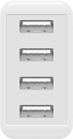 Caricatore da Muro USB a 4 vie 30W Bianco