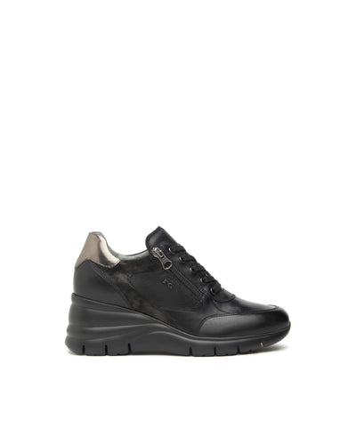 Nero Giardini sneakers donna pelle nero I514120D100