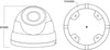 Telecamera IP Dome H.265 IR da 3 MP IP66 Rilevamento Basato su AI, DGM3202SCT
