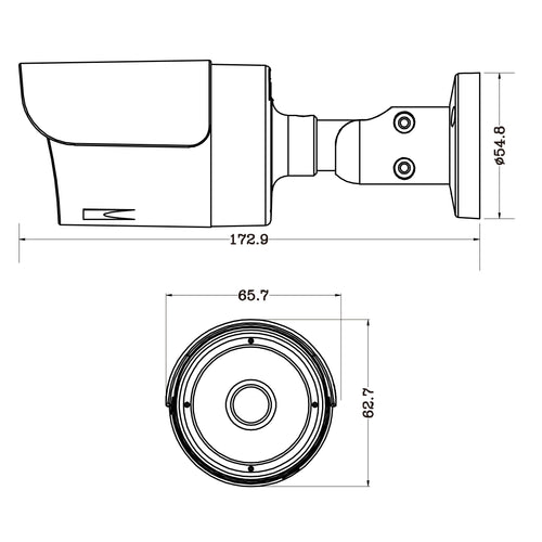 Telecamera CCTV Bullet IR 5MP 4 in 1 IP67, DGC5104AF