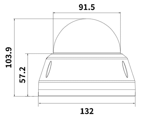 Telecamera IP Dome IR H.265 Lente Motorizzata 5MP Rilevamento Basato su AI, DGM5446SVAT