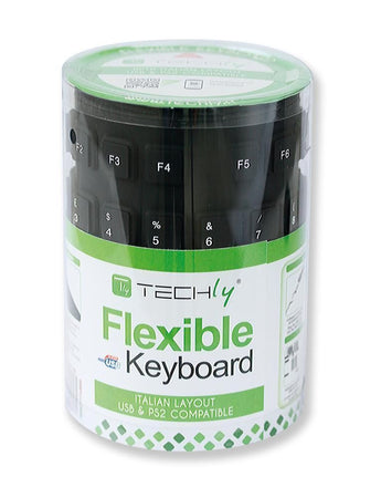 Tastiera Flessibile in Silicone USB/PS2