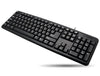 Tastiera 104 tasti USB layout americano Nero