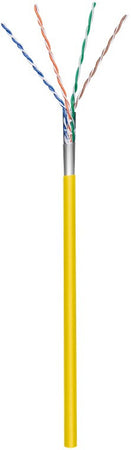 Matassa F/UTP Cavo Cat.5E CCA 100m Flessibile Giallo