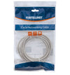 Cavo di rete Patch in CCA Schermato Cat. 5e Grigio F/UTP 3 mt
