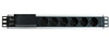 Multipresa 6 Posti da Rack 19'' con Magnetotermico Spina Schuko Angolata 1.5U