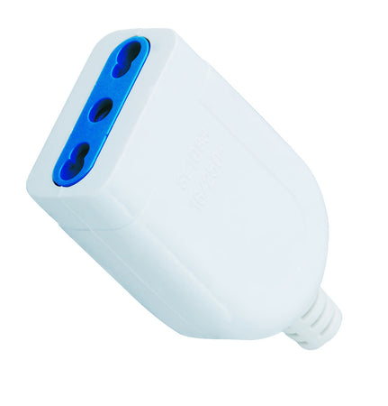 Presa 2P+T 16A Bipasso Bianco