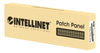 Pannello Patch Slim 1HE 24 Posti Keystone Senza Frutti Nero