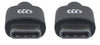 Cavo USB-C&trade Maschio/Maschio USB 2.0 1m Nero