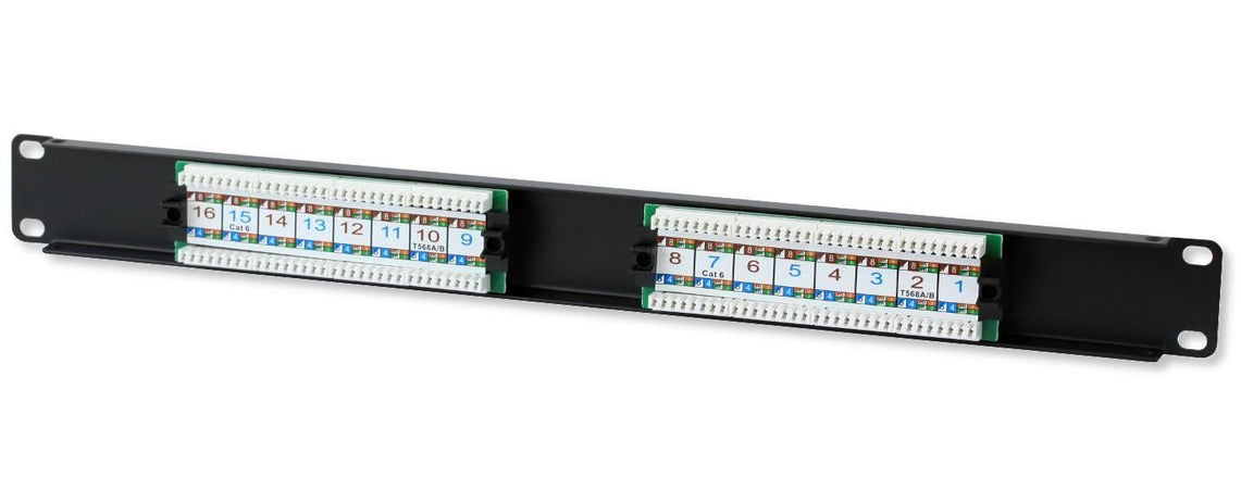 Pannello Patch UTP 16 Posti RJ45 Cat.6 Techly