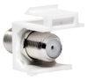Adattatore Keystone BNC 75 Ohm F/F Bianco