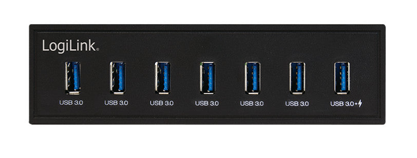 Hub USB Interno 5,25'' 7 porte USB 3.0 con Ricarica Veloce