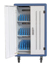 Carrello Stazione di Ricarica Ventilato 30 Notebook o Smartphone Bianco/Blu