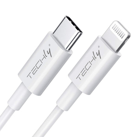 Cavo di Ricarica e Sincronizzazione USB-C&trade compatibile con Lightning&reg 1m Bianco