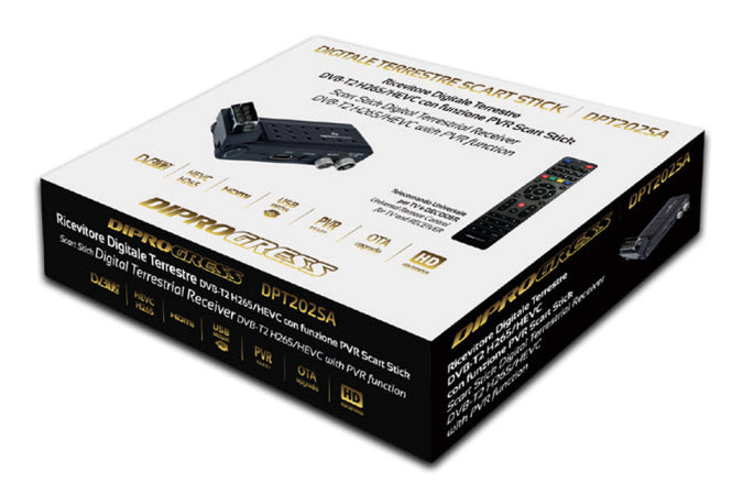 Ricevitore Digitale Terrestre DVB-T2 H265/HEVC